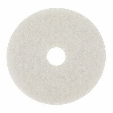 3M White Super Polish 4100 17Inch Floor Buffing Pad