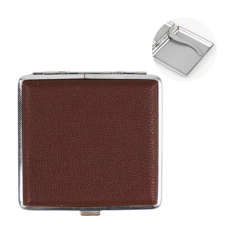 Ophone Kotak Bungkus Rokok Elegan Keren Leather Cigarette Case 20 Slot