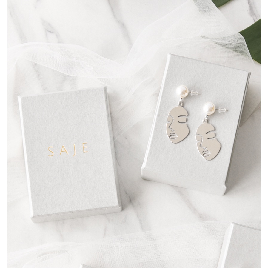 Saje Studio - Ivory Bold Earrings