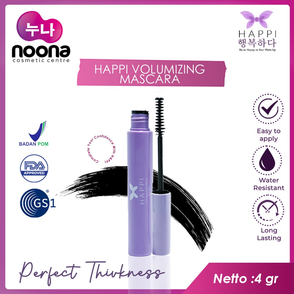 HAPPI VOLUMIZING MASCARA 4 GR -NJ