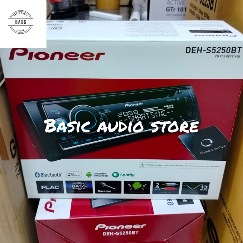 PIONEER DEH-S 5250 BT BLUETOOTH SINGLE DIN