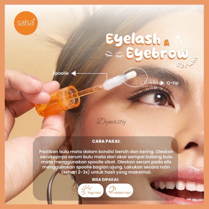 SALSA Eyelash &amp; Eyebrow Serum - Serum Bulu Mata Menebalkan dan Penumbuh Alis