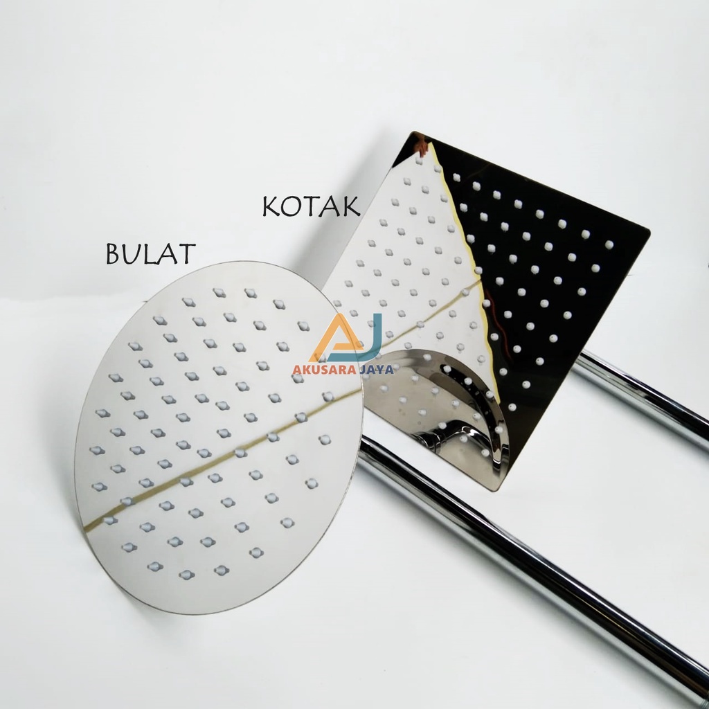 Wall Shower Stainless / Shower Tanam / Shower Tembok 8" STAINLESS