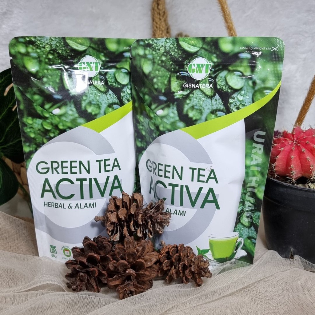 

✔✔ Teh pelangsing Greentea Activa / Greentea Activa kemasan urai / Teh Pelangsing Tubuh URAI 60 gr / Minuman Teh