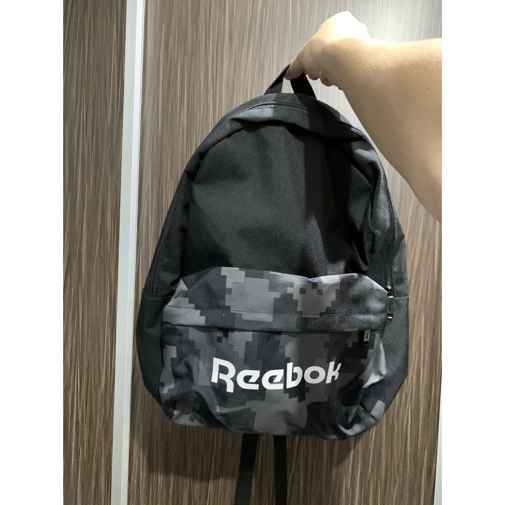 Tas Ransel Reebok USED ONCE Black Preloved Bekas Second