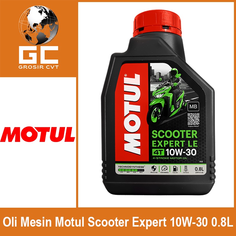 Motul Oli Mesin Scooter Expert LE 10W-30 JASO MB API SM 4 Tak 800ml