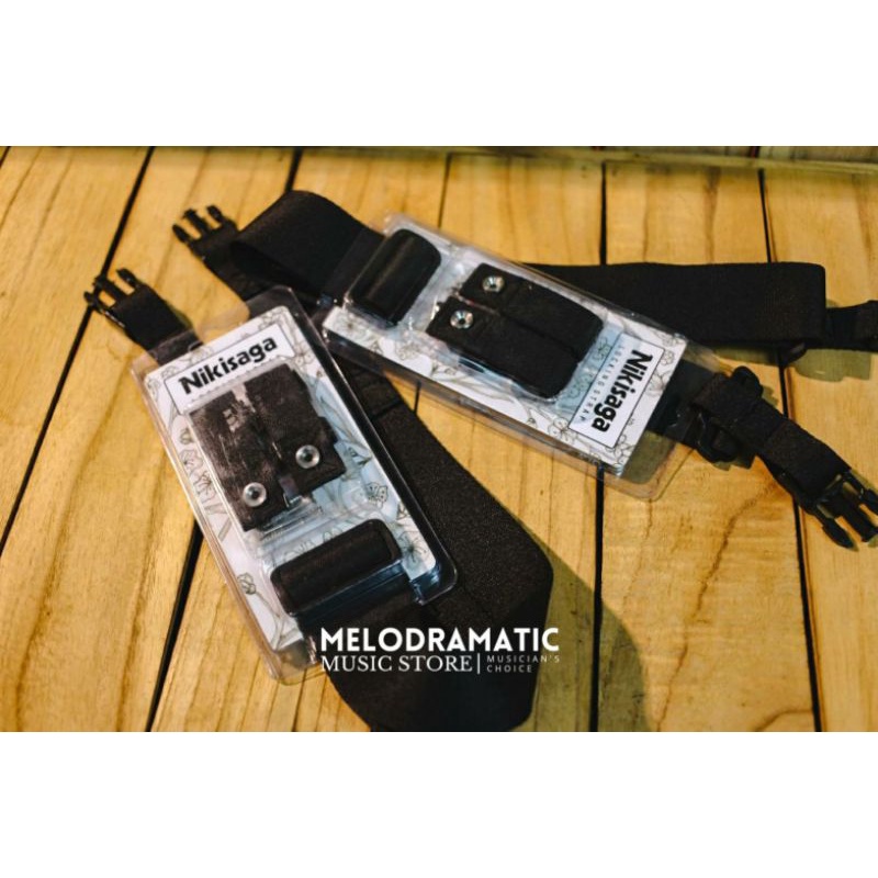 Strap Gitar Lock Nikisaga Hitam