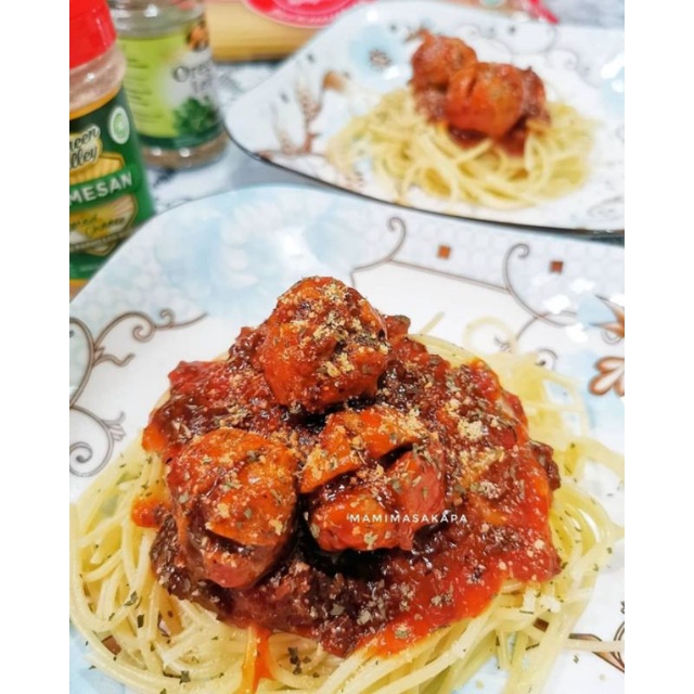 

Spaghetti pentol may