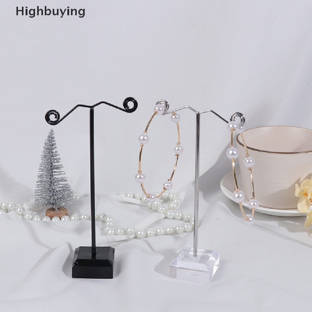 Hbid 3pcs Rak Display Perhiasan Anting Stud Akrilik Stand Organizer Holder Ornament Glory