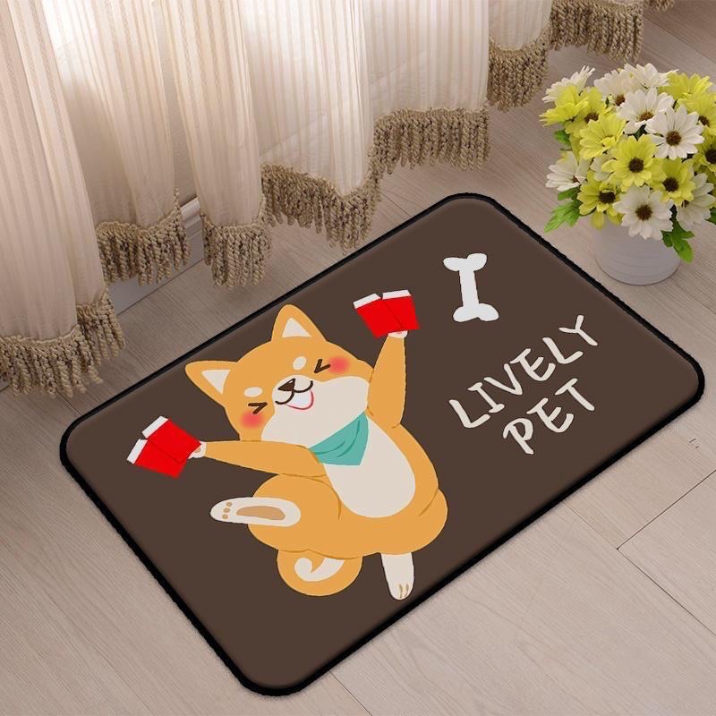 Keset Kamar Mandi Anti Slip Keset Rumah Keset Teras Keset Karakter Keset Lucu Lively Pet