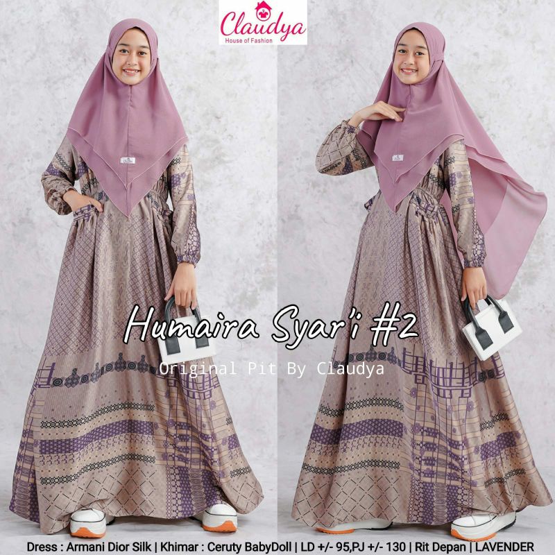 Humaira Syar'i #2 Ori by Claudya