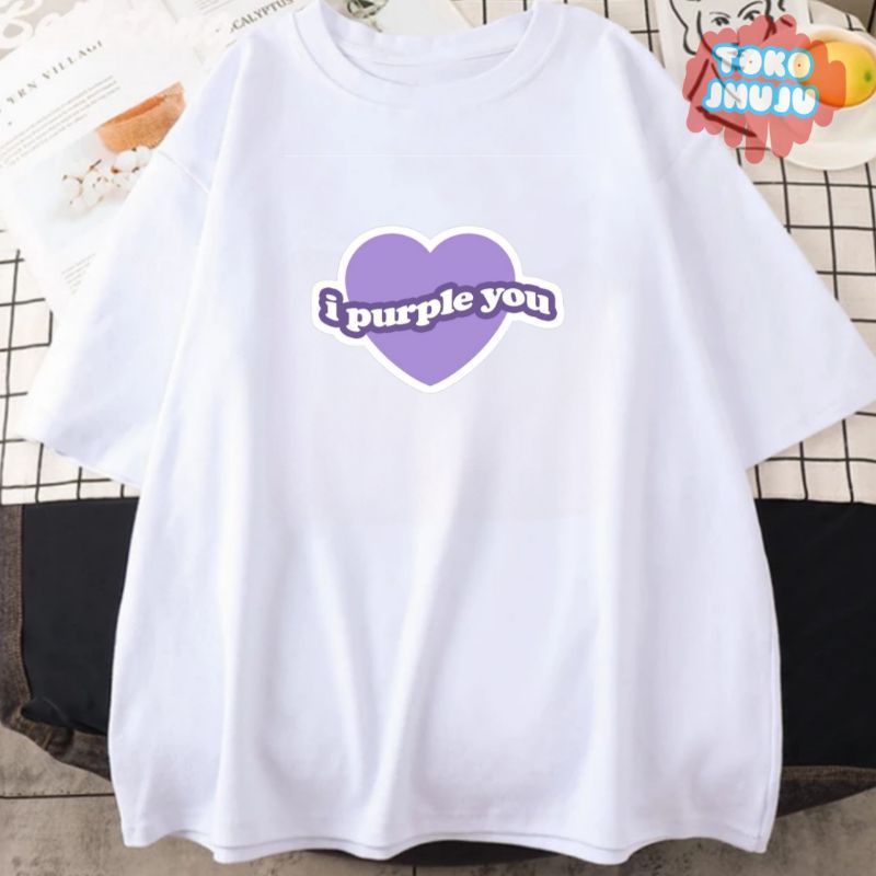 Kaos Dewasa I Purple You Hati Ungu Besar