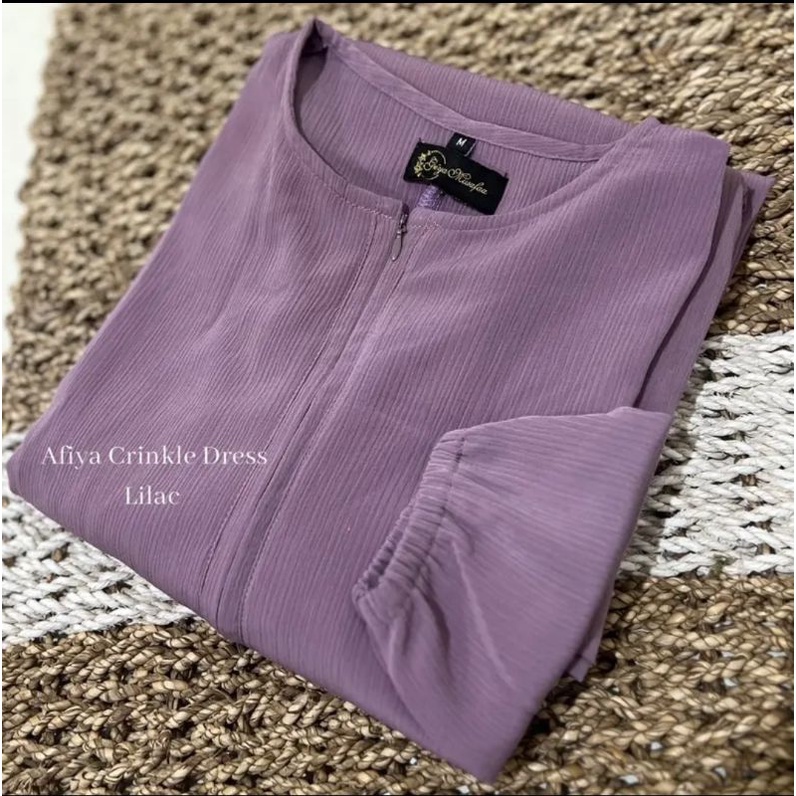 Gamis Abaya yoryu crinkle|Basic Dress|Griya Musafa