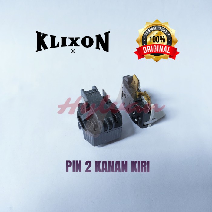 Set PTC Relay 2 Pin Dan Overload Kulkas Klixon Original