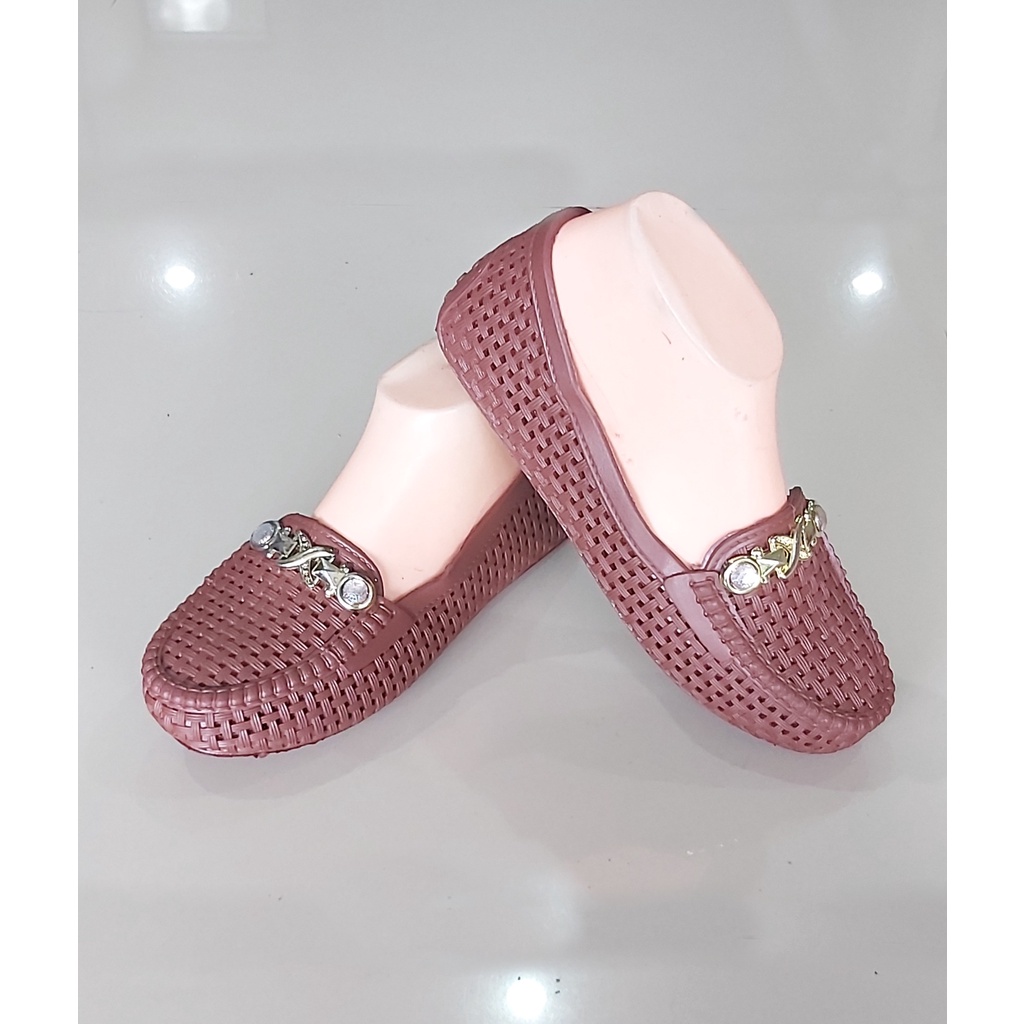 Sepatu Flat Wanita Q-5851 Sepatu Slip On Anti Slip Empuk