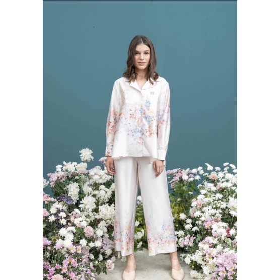 PRELOVED Wearing Klamby | Heidi Blouse Parchment - M