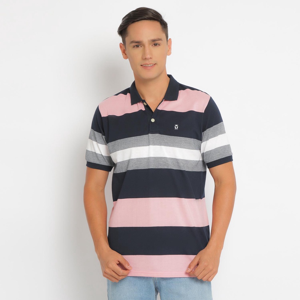 MATSUDA Kameoka Kaos Polo Shirt Pria Kerah