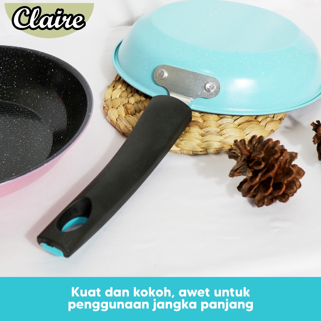 FRYPAN UKURAN 20CM / FRYPAN ANTI LENGKET / FRYPAN WARNA