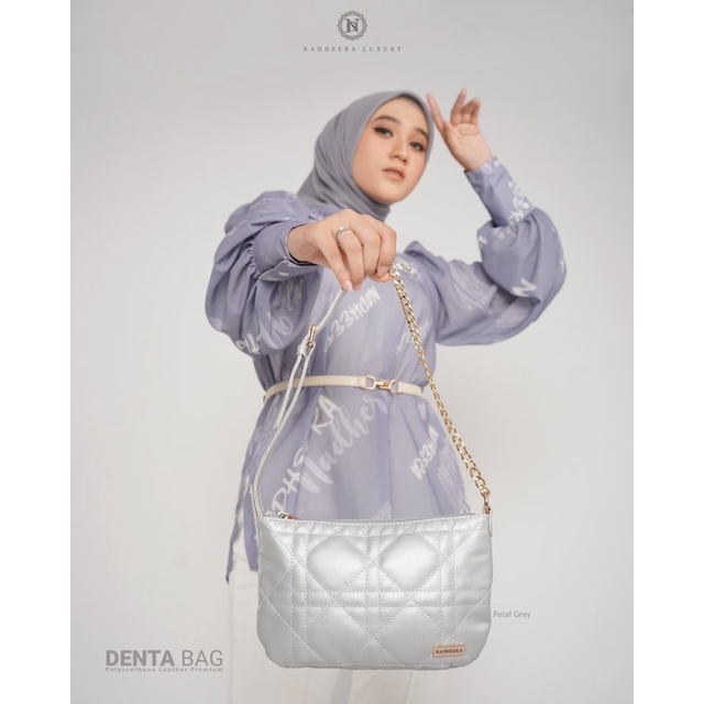 DENTA BAG BY NADHEERA LUXURY || POUCH LEATHER SULTAN MEWAH