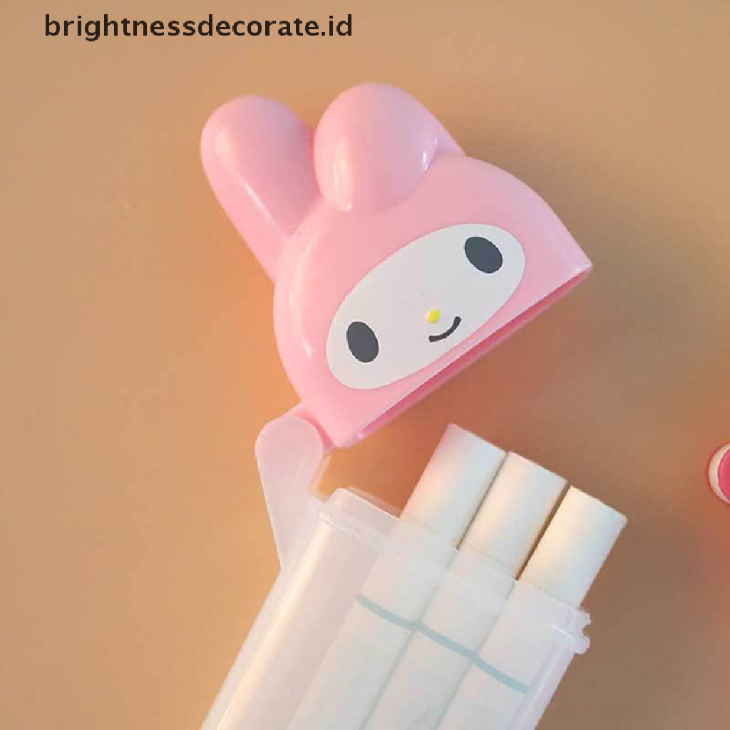 [Birth] Kawaii Aksesoris Kartun Hello Kittys My Melody Cotton Swab Box Tempat Penyimpanan [ID]