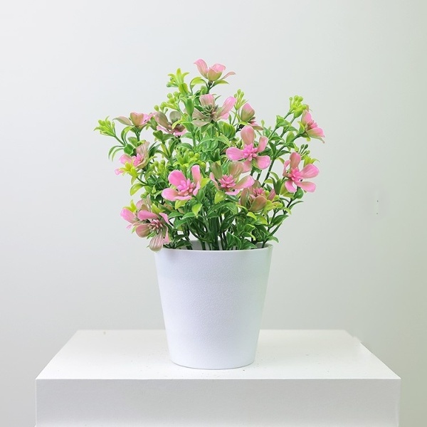 LDS POT60 Tanaman Bunga Hias Artificial Flower Decoration / Tanaman Bunga Plastik Dekorasi Rumah Import Murah