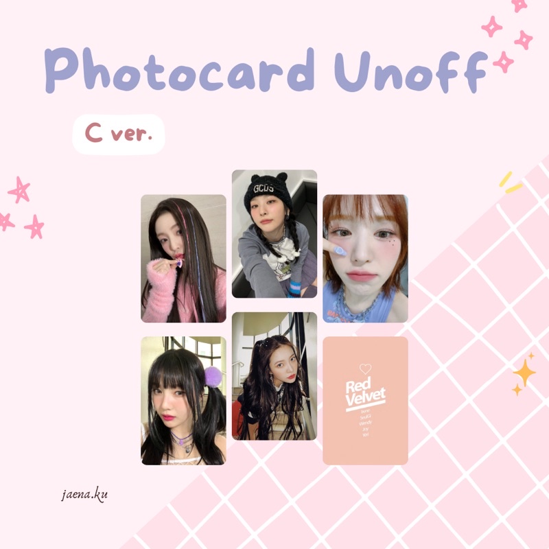 [RED VELVET] PHOTOCARD RED VELVET BIRTHDAY SELCA