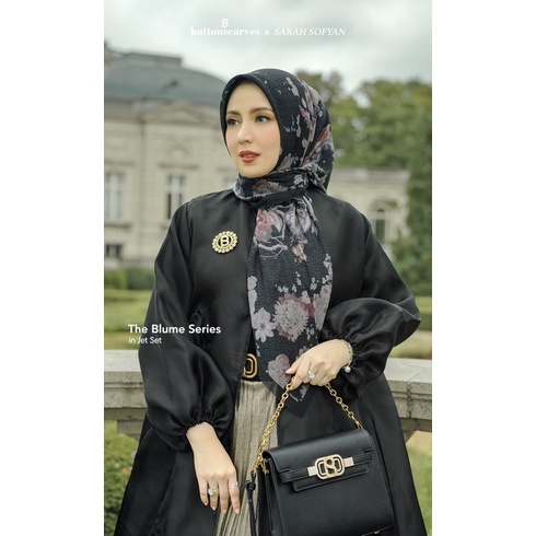 BUTTONSCARVES X SARSOF SARAH SOFYAN THE BLUME SERIES NEW BUKAN PRELOVED READY SIAP KIRIM JET SET DAN