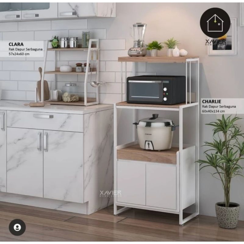 rak dapur rak dispenser rak serbaguna rak multifungsi rak magicom rak minimalis Charlie siantano
