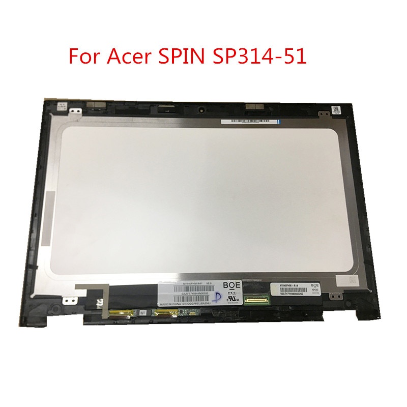 Layar LCD Acer Spin 3 SP314-51 SP314-52 LCD Touch Screen Fullset