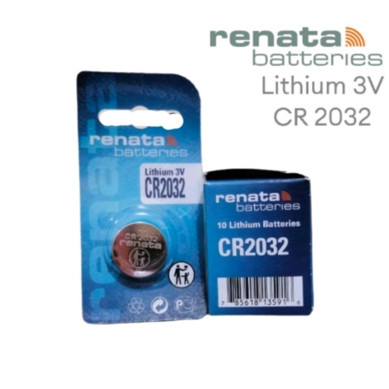 Baterai CR 2032 Baterai CMOS Komputer Renata CR2032