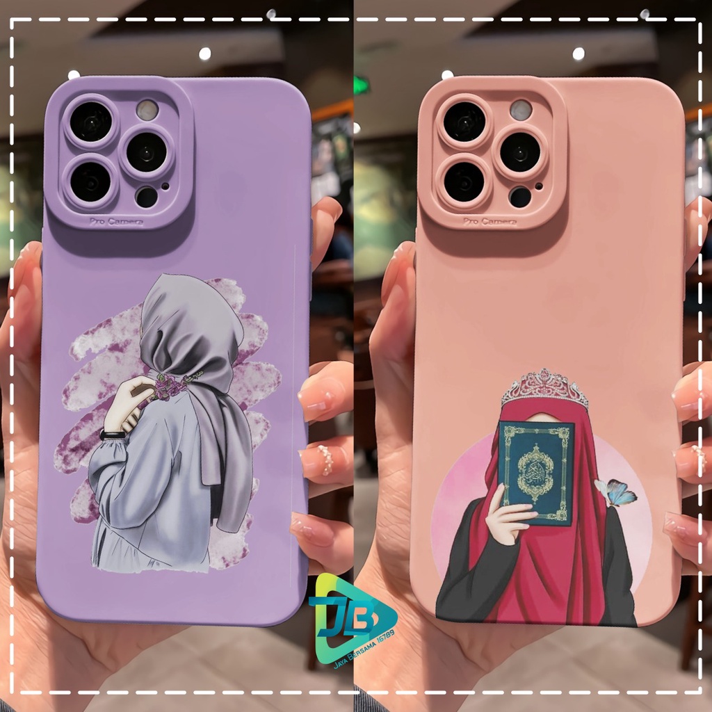 CUSTOM CASE SOFTCASE SILIKON PROCAMERA HIJAB CUSTOM XIAOMI REDMI 6A 8 8A PRO 9 9A 9C 10A NOTE 8 9 10 10S POCO M3 M4  JB6654