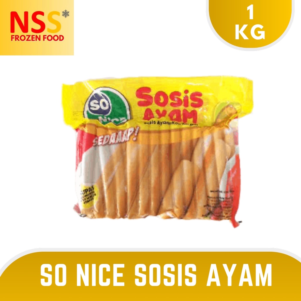 

SO NICE SOSIS AYAM 1KG