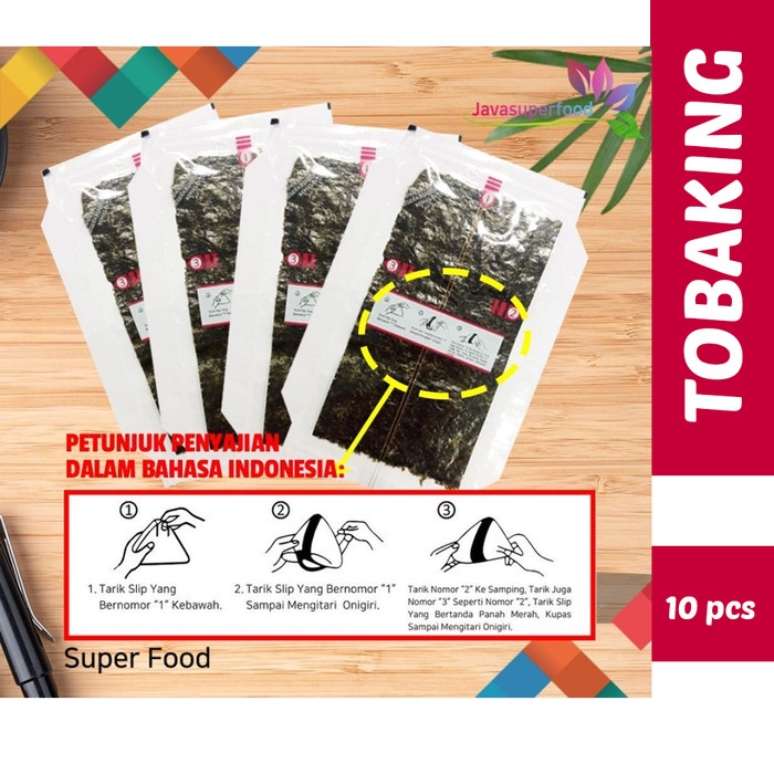 

Cahayadstore Nori Onigiri Triangle Nori Wrapper Sushi 10 Lembar