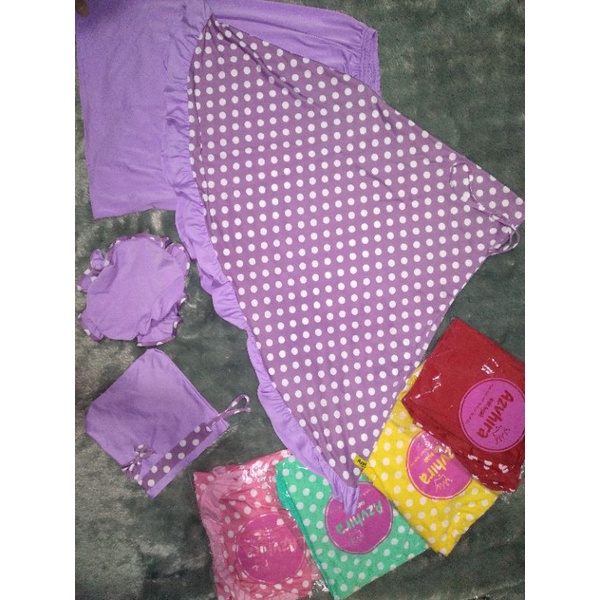 mukena anak Brand AZVHIRA size 3-5 th