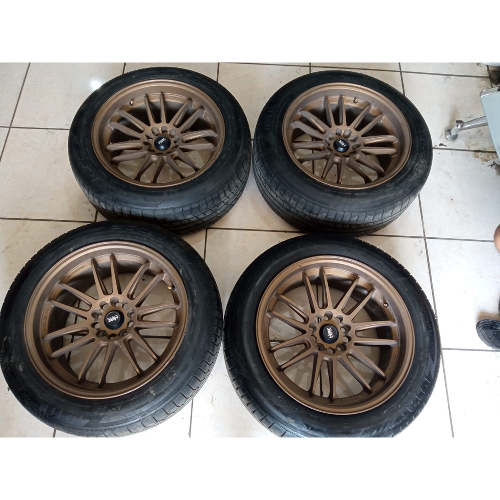 Velg Mobil Bekas Ring 18 REVO LP57 HSR R18X9,5 Lubang 5 ET25 BAN 235 55 R18