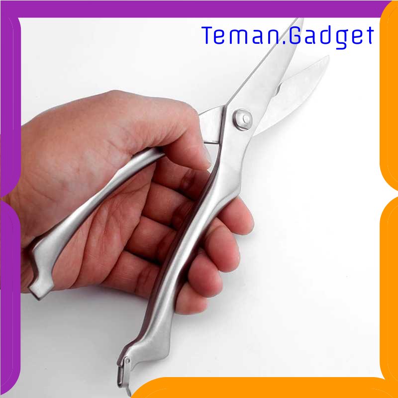 TD - DPR XITUO Gunting Tulang Dapur Kitchen Bone Scissors Stainless Steel - HU14