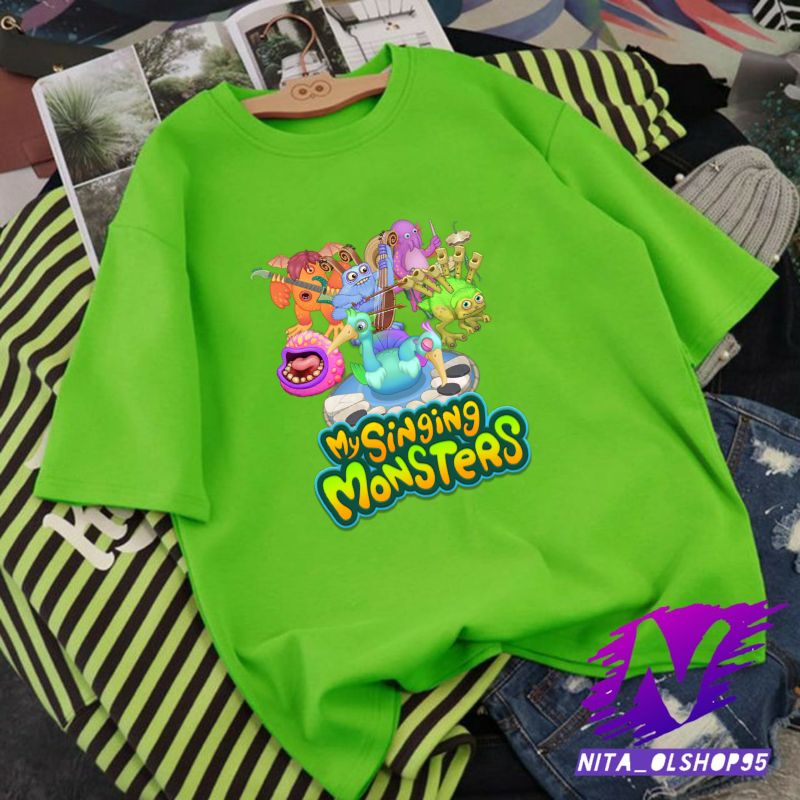 BAJU ANAK KAOS ANAK MYSINGING MONSTERS KAOS ANAK LAKI LAKI DAN PEREMPUAN