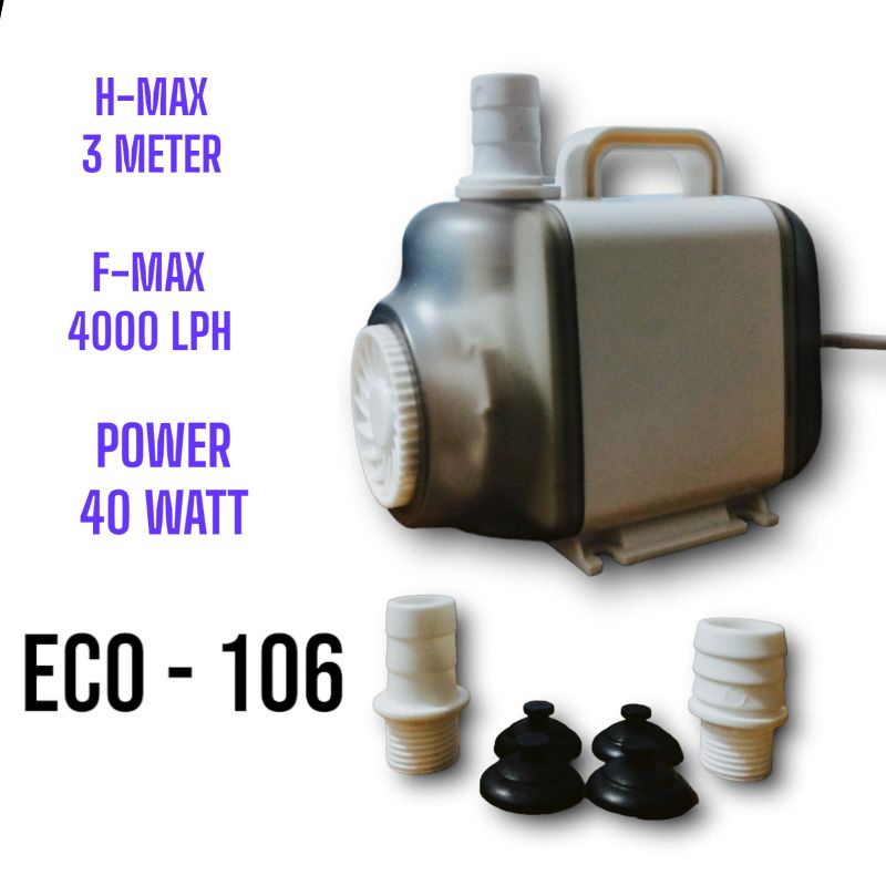 KANDILA POWER HEAD ECO-106 FILTER POMPA AIR AQUARIUM KOLAM HIDROPONIK ECO 106