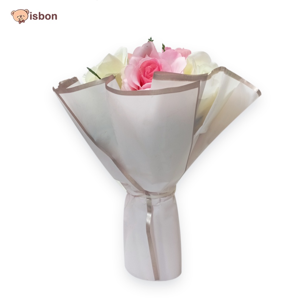 Buket Mini Flower Bunga Mawar valentine Wisuda Wedding Single Rose Bouquet Premium by Istana Boneka