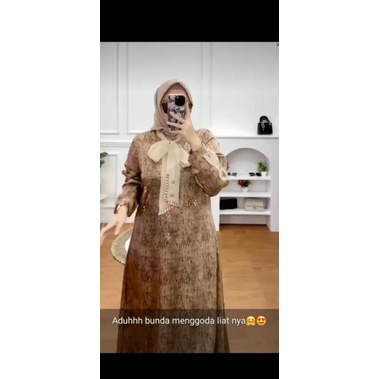 baju gamis muslimah haifa dress