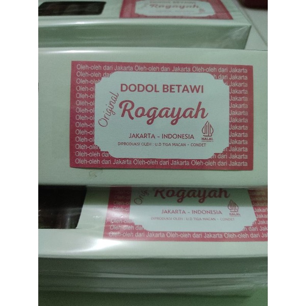 

Dodol Betawi Original (isi 10)