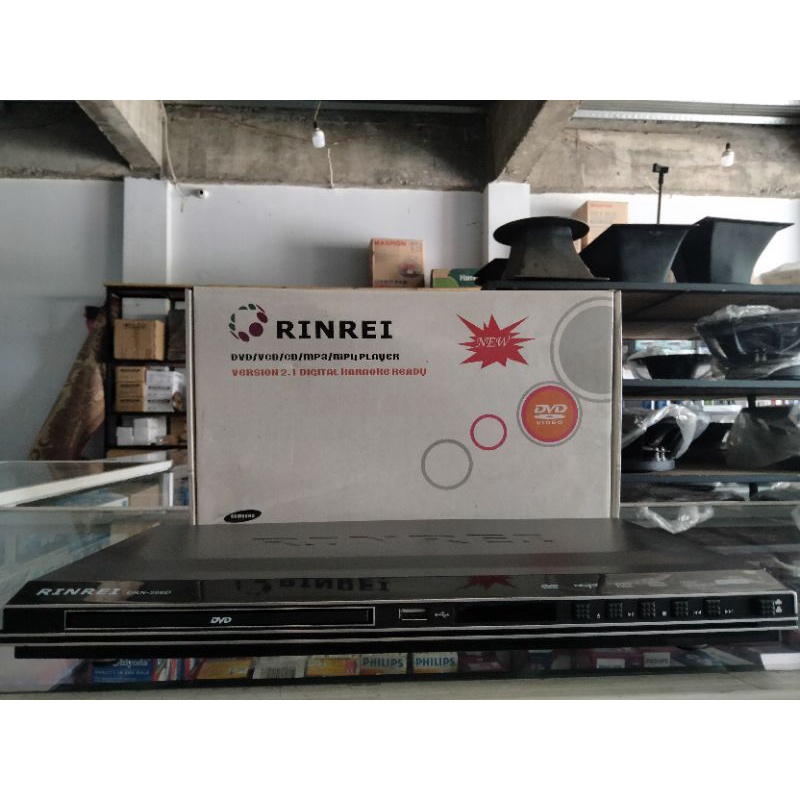 DVD Player RINREI DRN-566 BLACK OPTIK SAMSUNG ORIGINAL PRODUCT