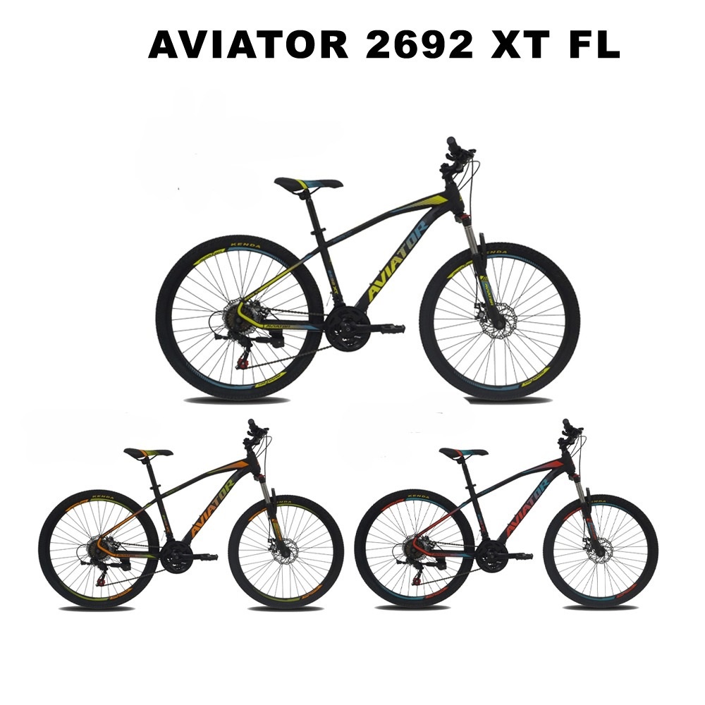 SEPEDA GUNUNG MTB DEWASA 27.5 INCH AVIATOR AT-2692 XT FL