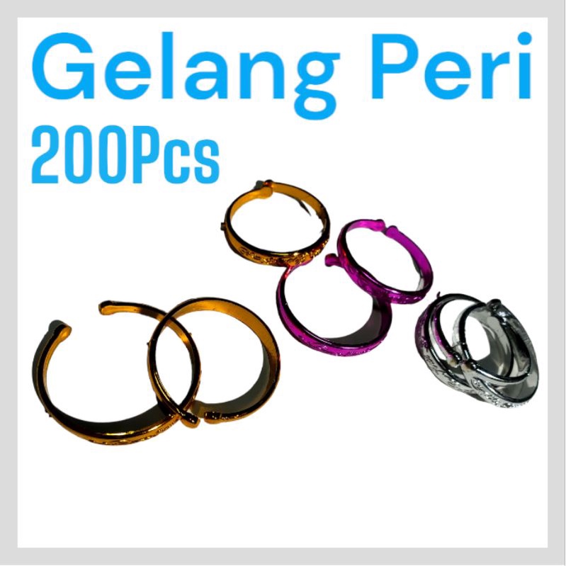 Mainan Gelang Peri Metalik isi 200Pcs