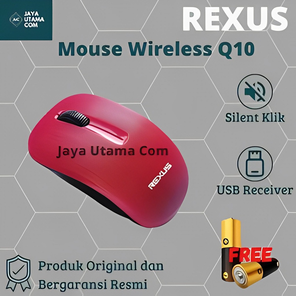 Rexus Mouse Wireless Office Q10 Silent Click Original