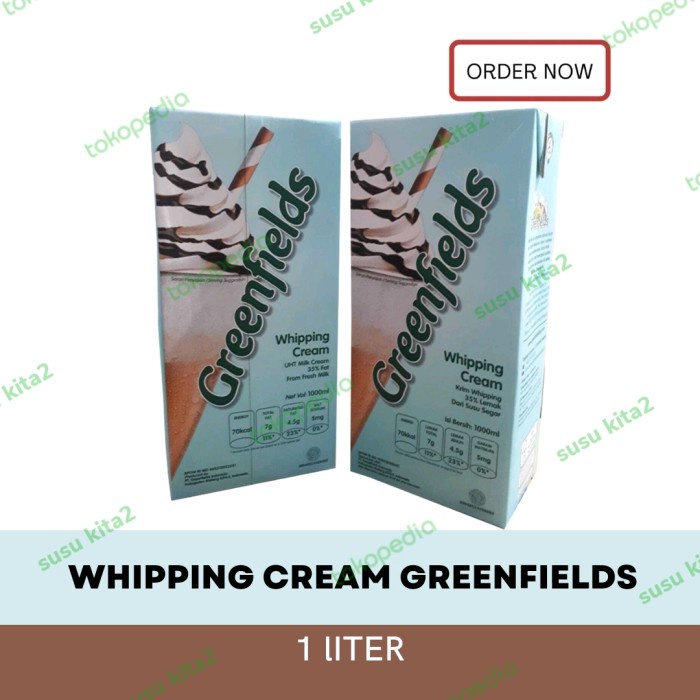 

[BISA COD] Whipping Cream Greenfields 1 liter