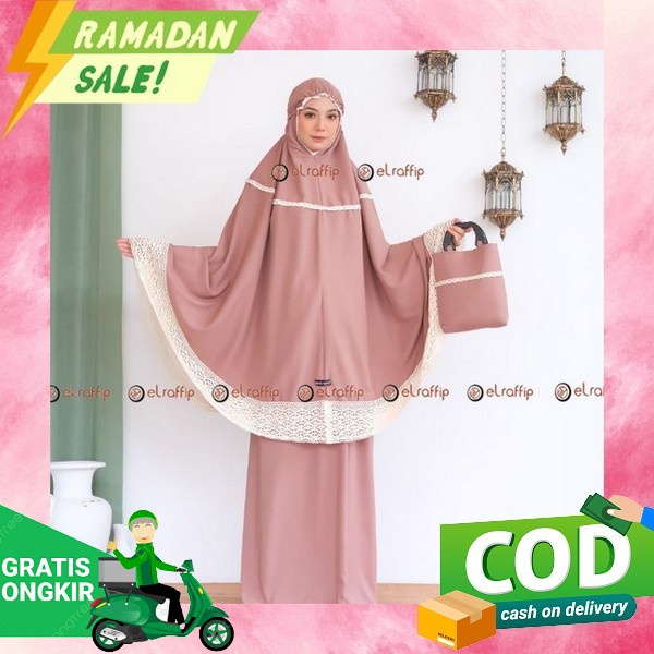 Mukena Silk Travel Mini Pouch / Mukena Travelling / Mukena Armani Silk / Mukena Premium Silk Mukena 