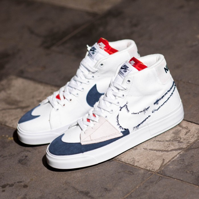 Blazer Nike Blazer Mid Edge Hack Pack White Navy