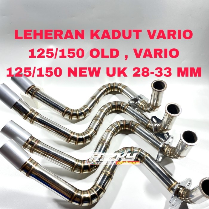 LEHERAN KADUT VARIO 125 LED OLD /UKURAN 28-32 MM BAHAN STENLIS PNP ZRC