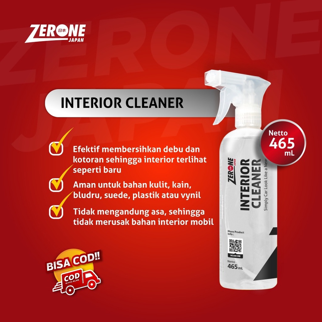 Zerone Pembersih Interior Cleaner All Purpose Cleaner Dashboard Jok Plafon